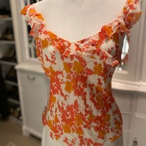 NWT Ann Taylor Petites Tank Top 12P 100% Silk